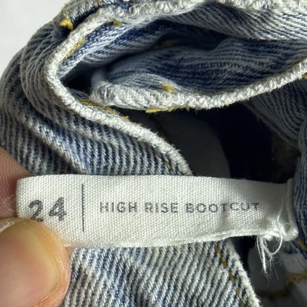 Abercrombie & Fitch Hollister Womens Bootcut Jeans Blue Distressed 24 Lot of 3 - Picture 10 of 10